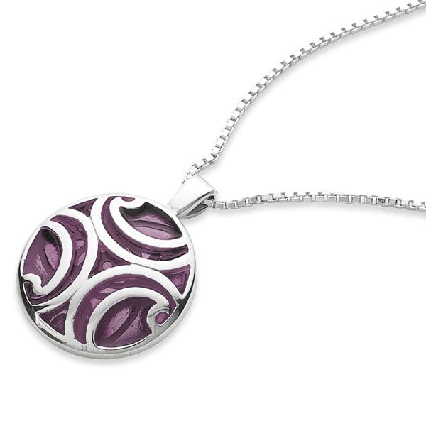 Oronsay Colourful Sterling Silver Pendant - NO332 Celtic Art.