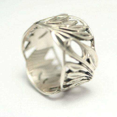 Nurit Levak Designer Flower Ring-R11-Ogham Jewellery