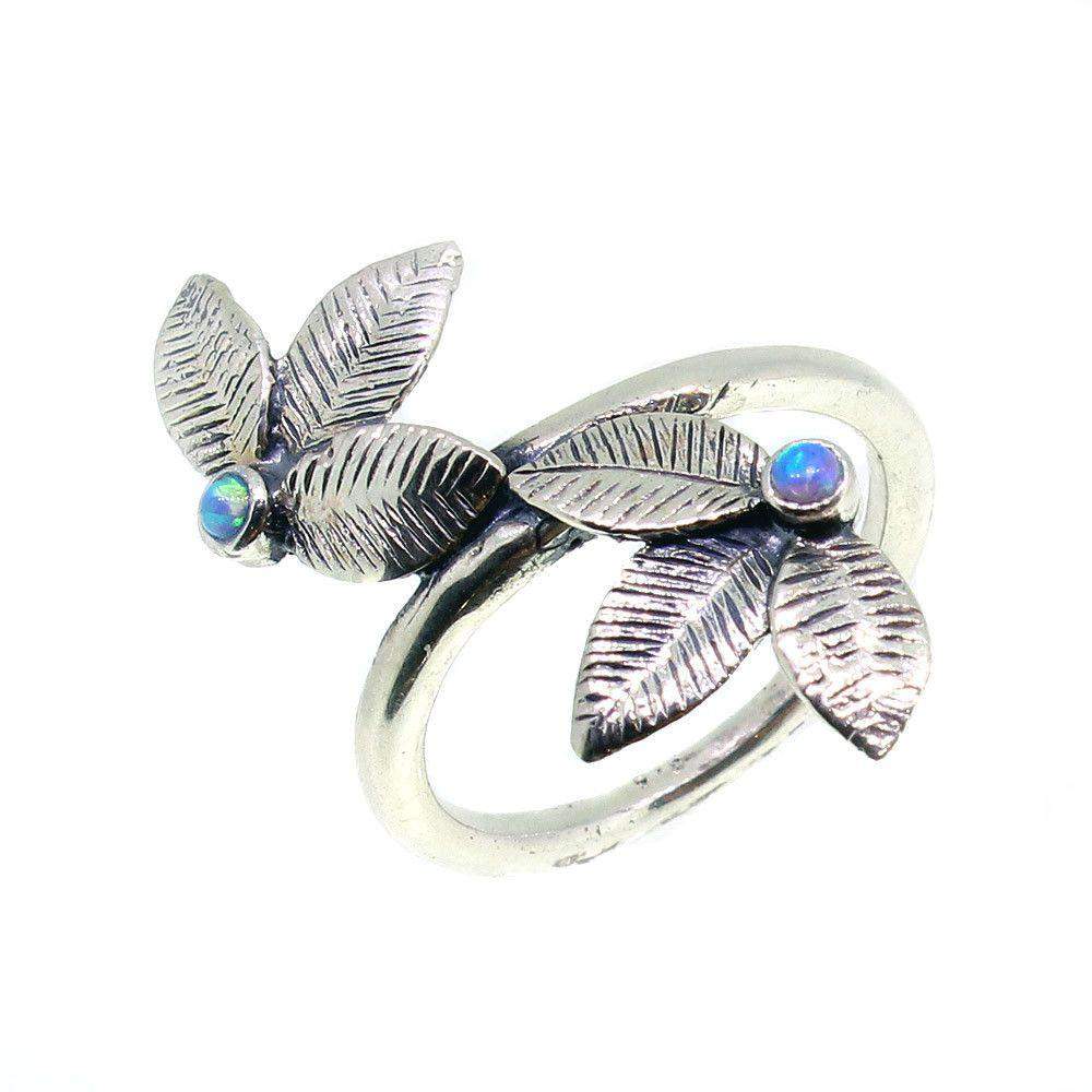 Nurit Levak Silver & Opaline Designer Ring - Israeli Jewellery - R20-Ogham Jewellery
