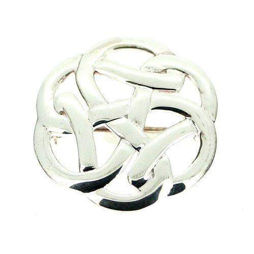 Ortak Celtic Silver Brooch -OR B559-Ogham Jewellery