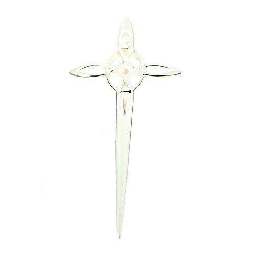 Ortak Celtic Silver Kilt Pin - B557-Ogham Jewellery