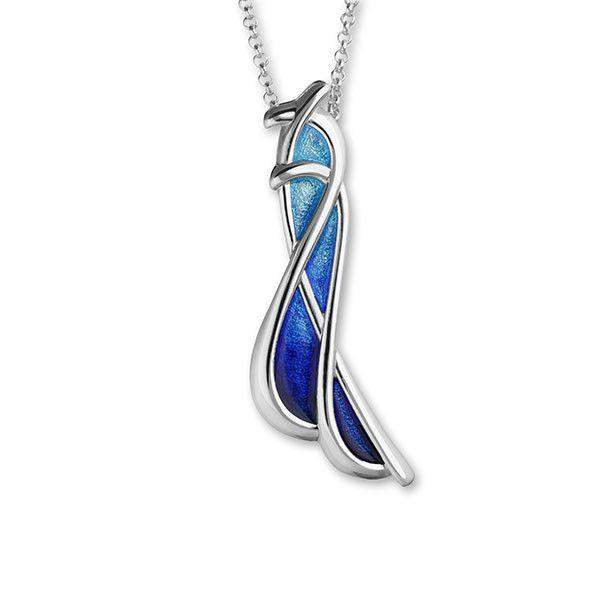 Ortak Mulberry Silver and Enamel Pendant -EP198-Ogham Jewellery