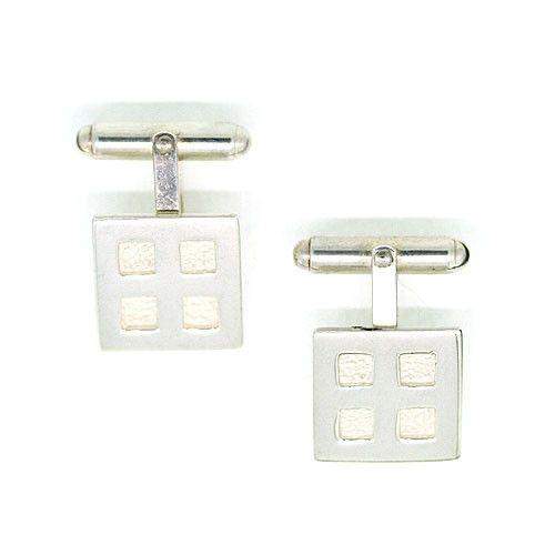 Ortak Silver Celtic Cufflinks CL90-Ogham Jewellery