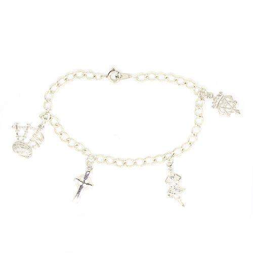 Ortak Silver Charm Bracelet BL400-Ogham Jewellery
