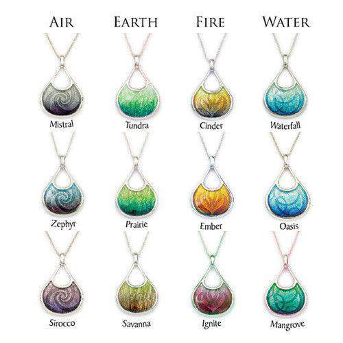 Ortak Silver &amp; Enamel Ritzy Pendant - EP344-Ogham Jewellery