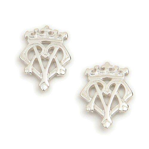 Ortak Silver Luckenbooth Earrings - E503-Ogham Jewellery