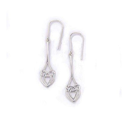 Ortak Sterling Silver Celtic Earrings - E1631-Ogham Jewellery