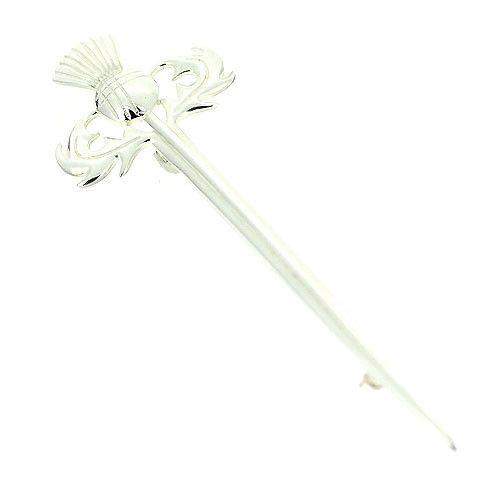 Ortak Sterling Silver Kilt Pin -B525-Ogham Jewellery