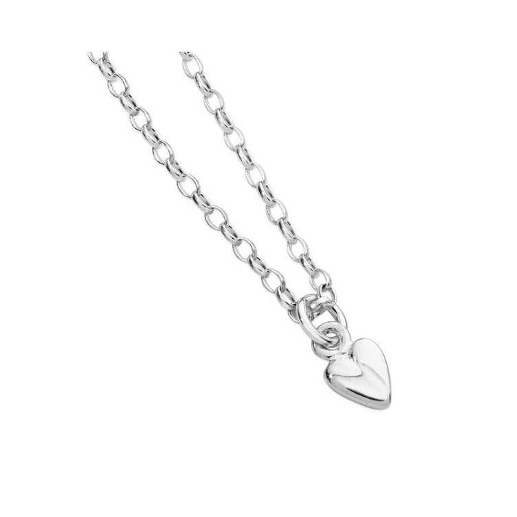 Peedie Folk Sterling Silver Heart Pendant - 12108 Aurora