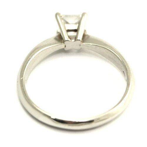 Platinum 0.60ct D colour Internally Flawless Princess Cut Diamond Engagement Ring-Ogham Jewellery
