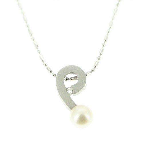Platinum and Pearl Pendant 2619-Ogham Jewellery