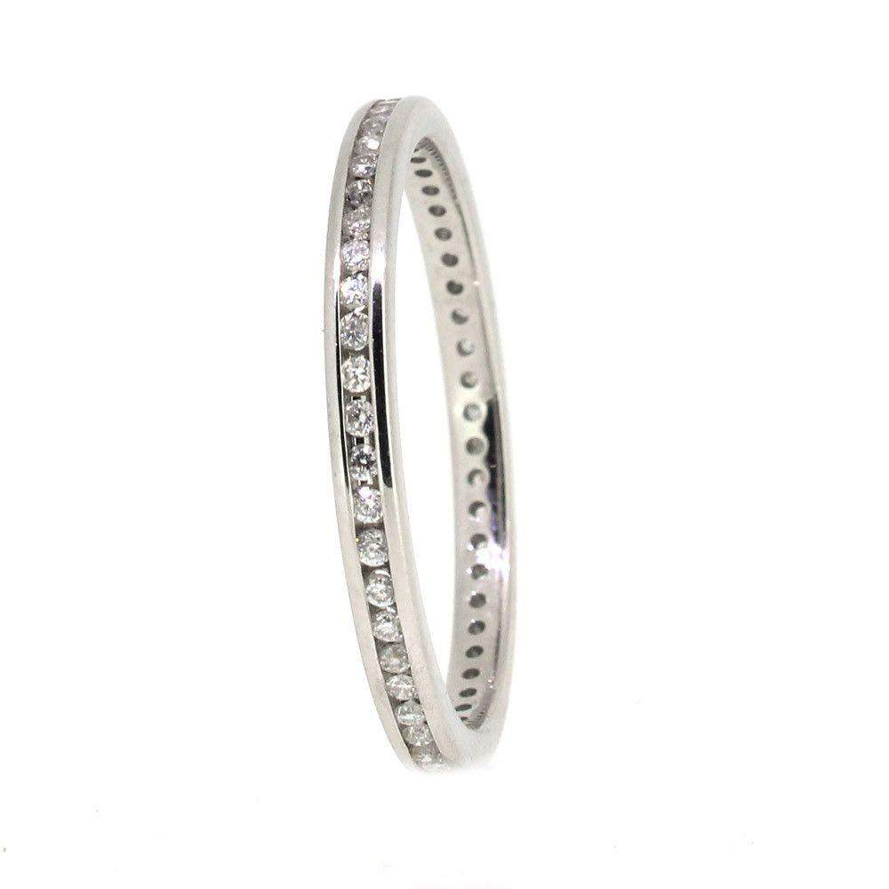 Platinum Quarter Carat circle of diamonds-Ogham Jewellery