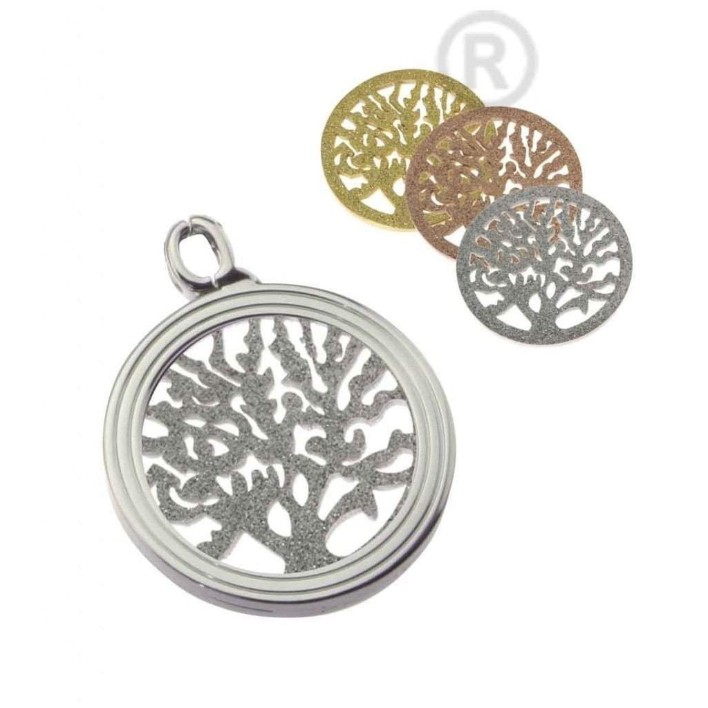 Quoins Tree Of Life Coin Large - QMOV04L-Ogham Jewellery