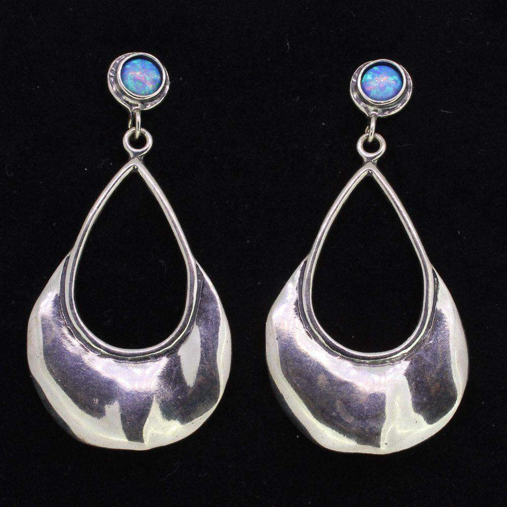 Shablool Designer Silver and Gemstone Earrings - E6325