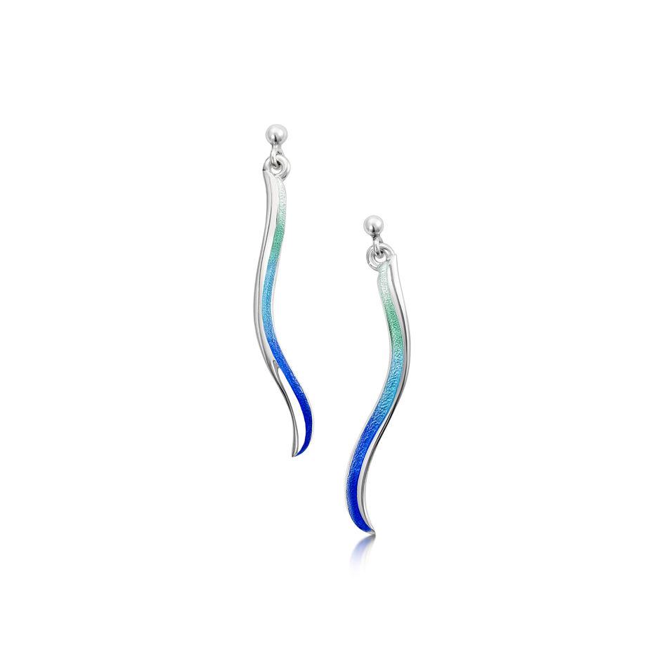 Sheila Fleet Atlantic Swell Earrings - EEX171-Ogham Jewellery