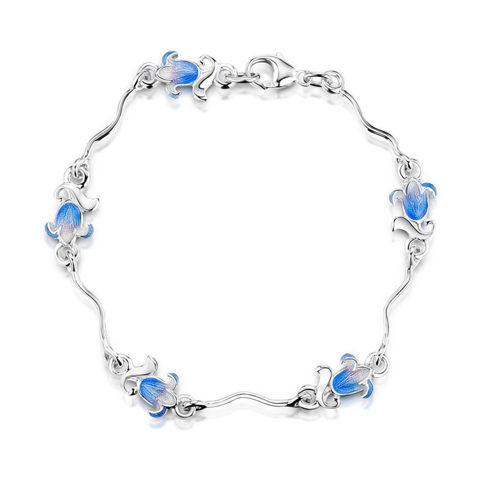 Sheila Fleet Bluebell Bracelet - EBL241-Ogham Jewellery