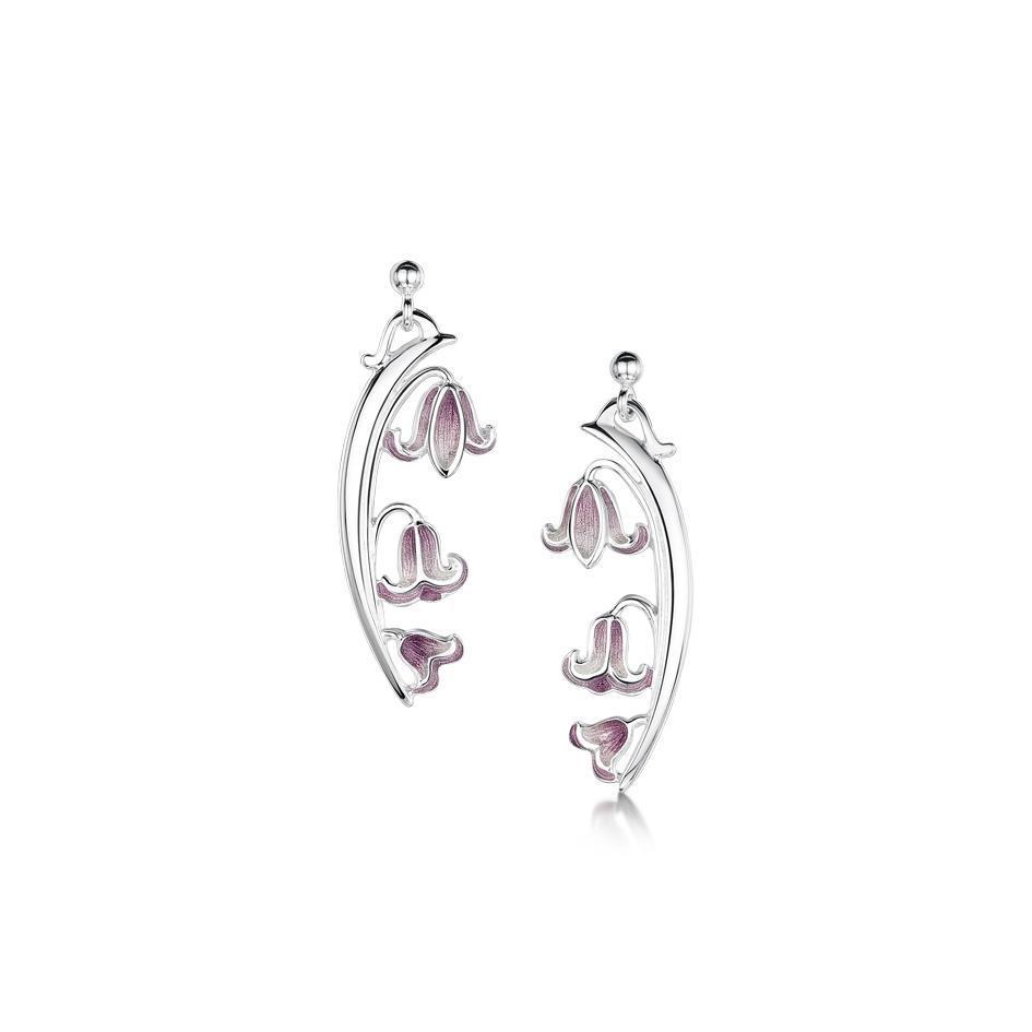 Sheila Fleet Bluebell Earrings - EE243-Ogham Jewellery