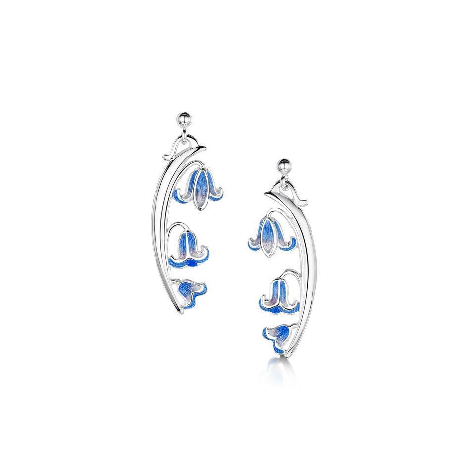 Sheila Fleet Bluebell Earrings - EE243-Ogham Jewellery