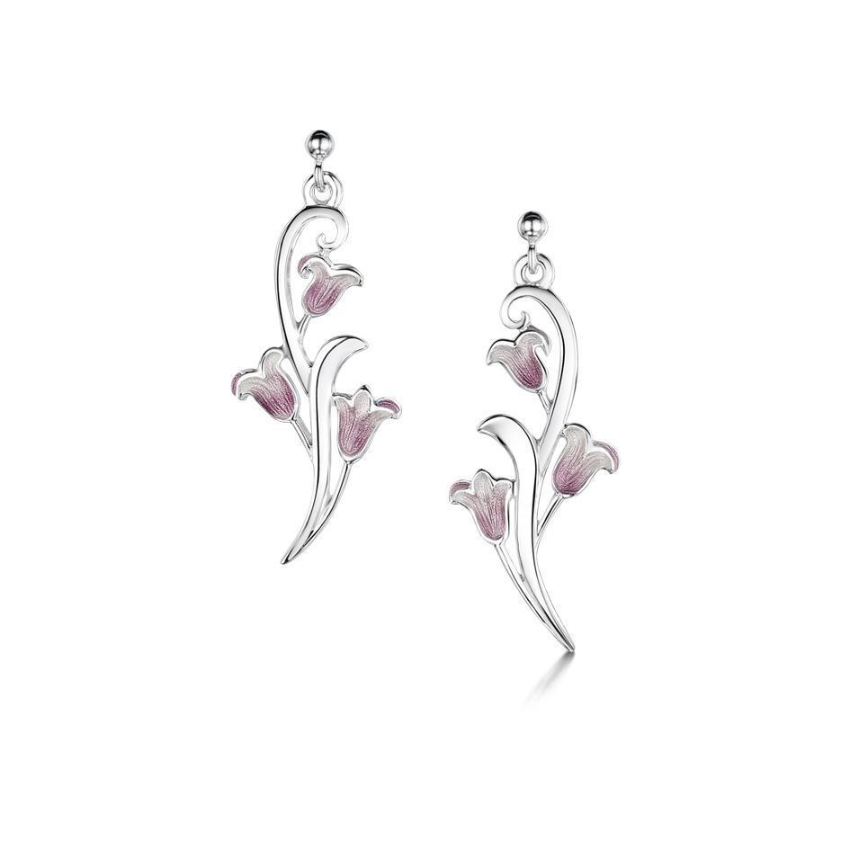 Sheila Fleet Bluebell Earrings - EEX242-Ogham Jewellery