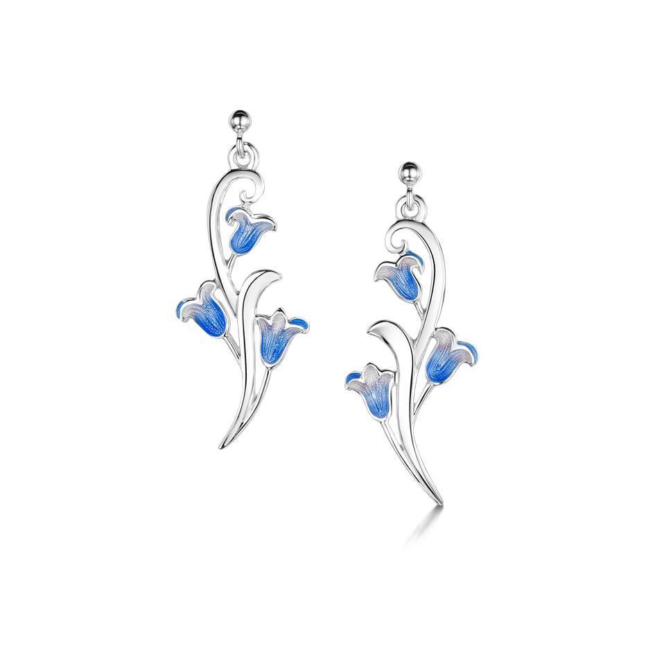 Sheila Fleet Bluebell Earrings - EEX242-Ogham Jewellery
