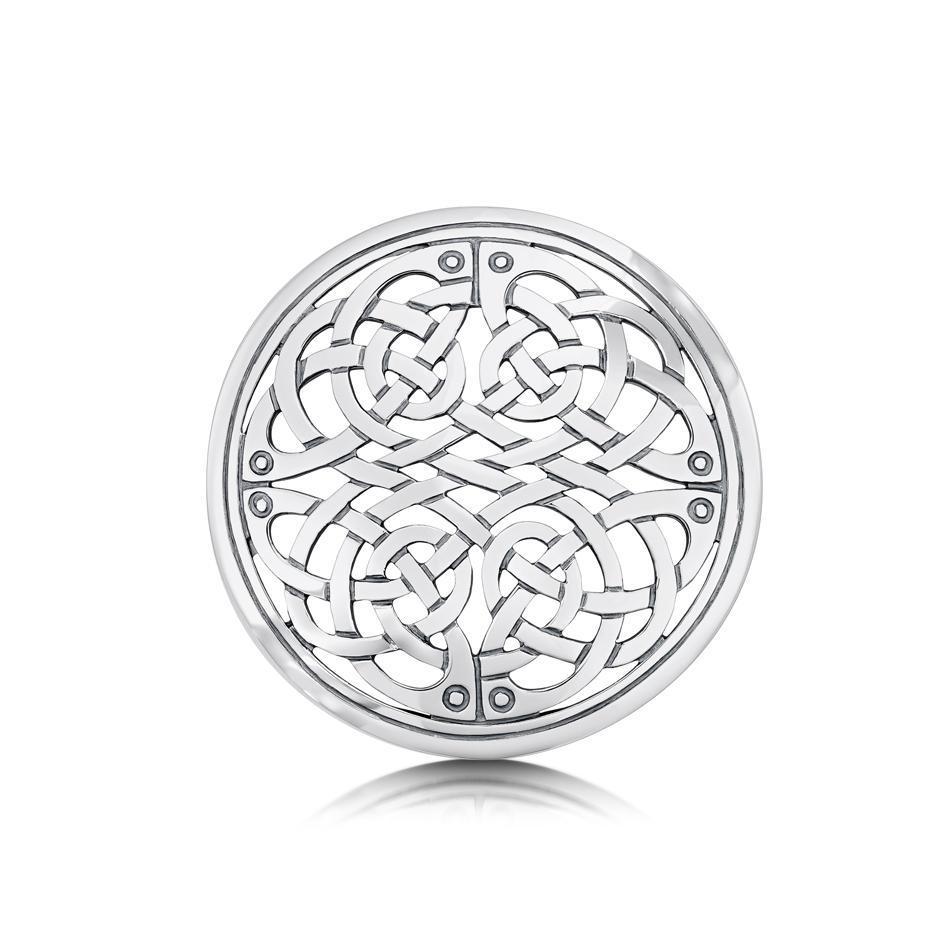 Sheila Fleet Book of Kells Brooch - BX19-Ogham Jewellery