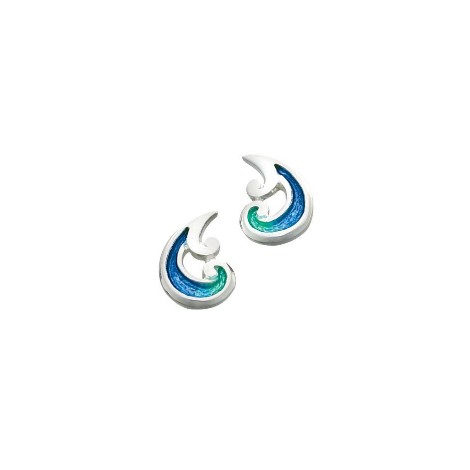 Sheila Fleet Bow Waves Earrings - EE0055-Ogham Jewellery