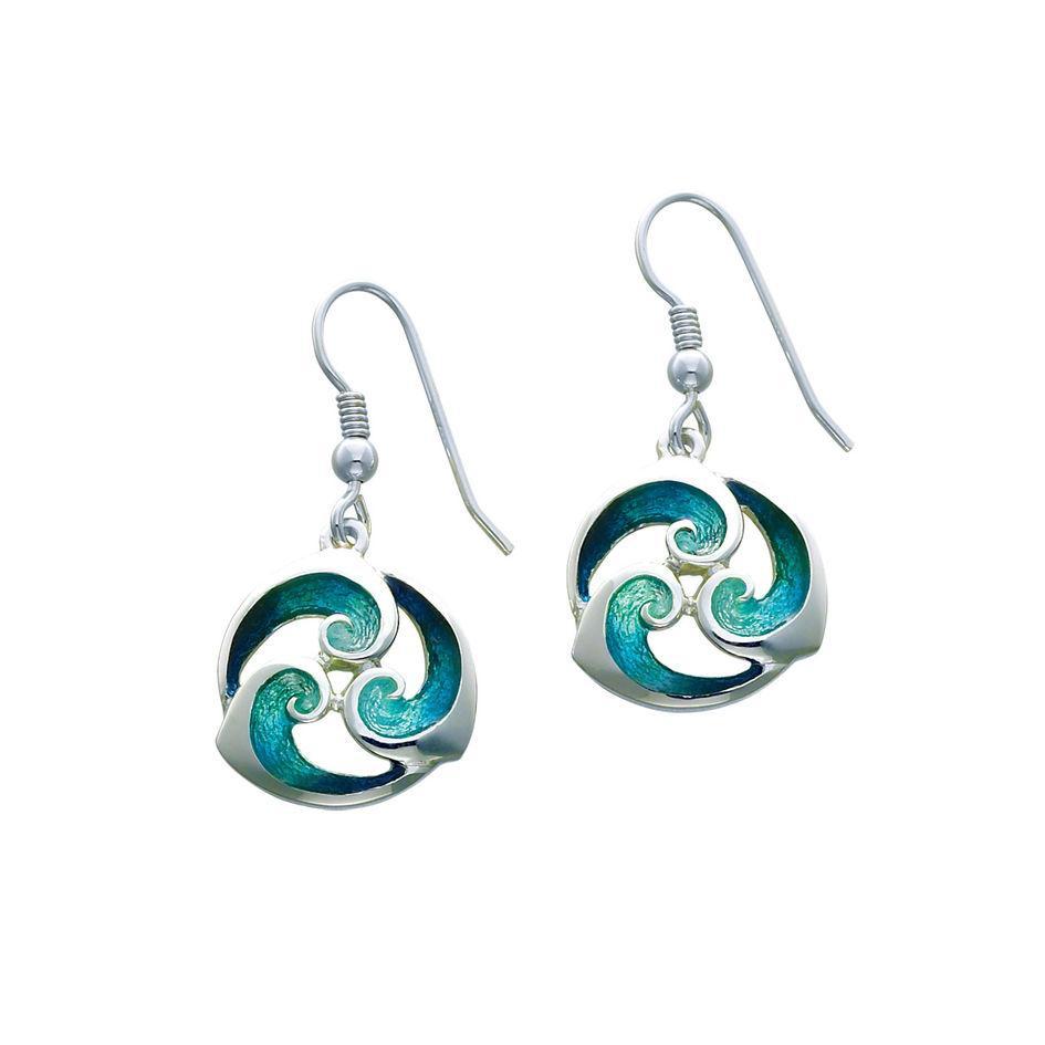 Sheila Fleet Breckon Earrings - EEX146-Ogham Jewellery