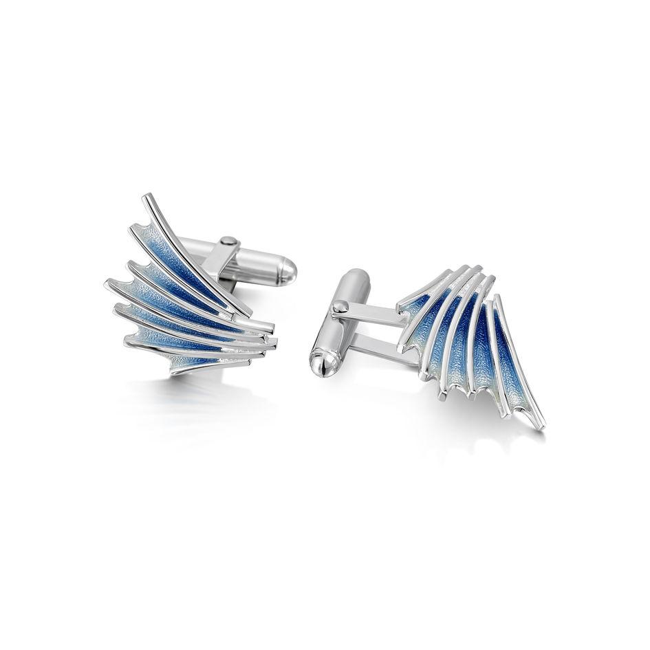 Sheila Fleet Cascade Cufflinks - ECL150-Ogham Jewellery