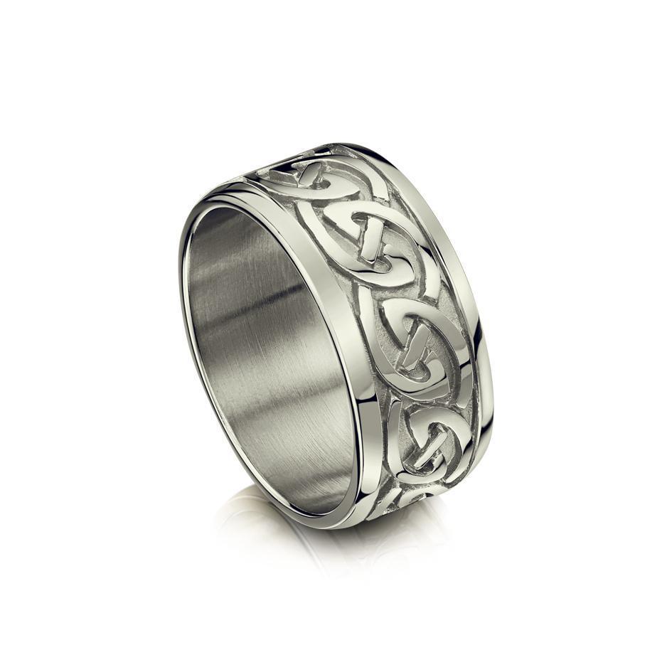 Silver celtic clearance knot ring