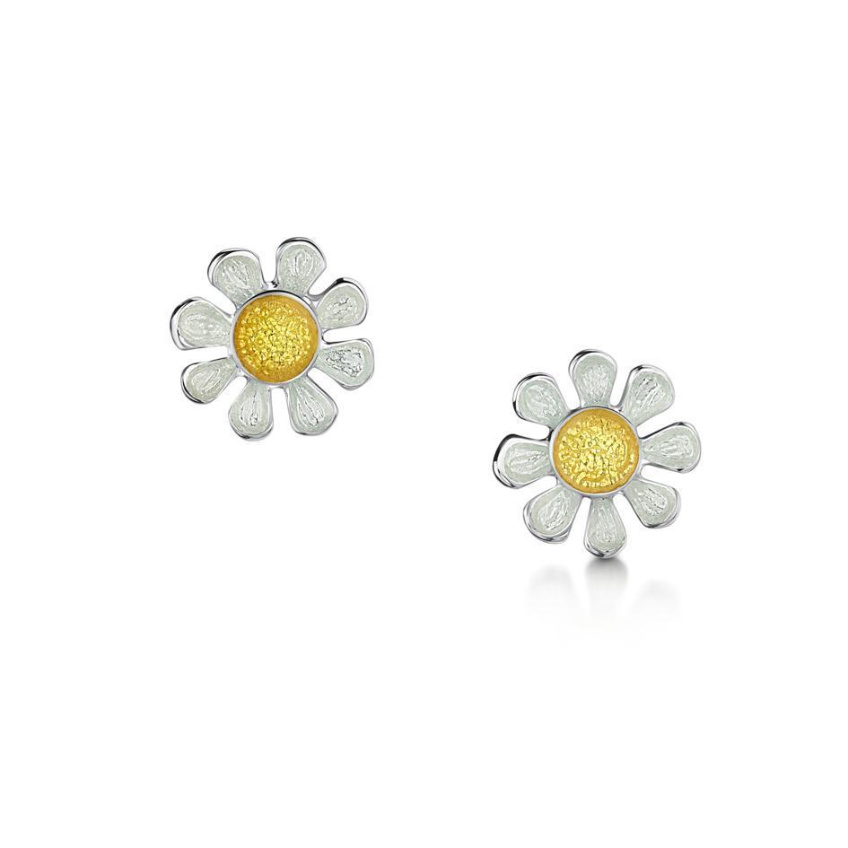 Sheila Fleet Daisies at Dawn Earrings - EE0234-Ogham Jewellery