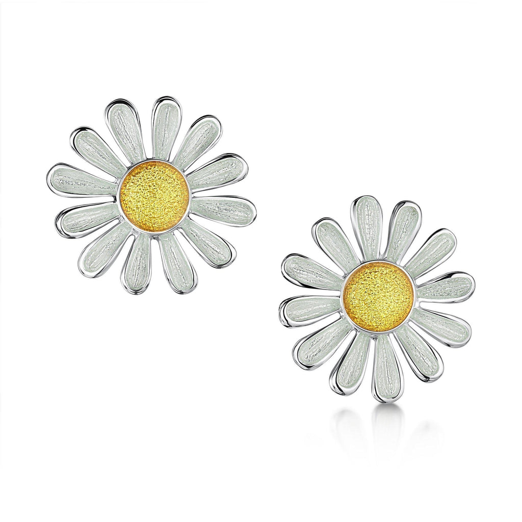 Sheila Fleet Daisies at Dawn Earrings - EE233-Ogham Jewellery