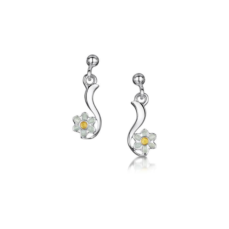 Sheila Fleet Daisies at Dawn Earrings - EE236-Ogham Jewellery