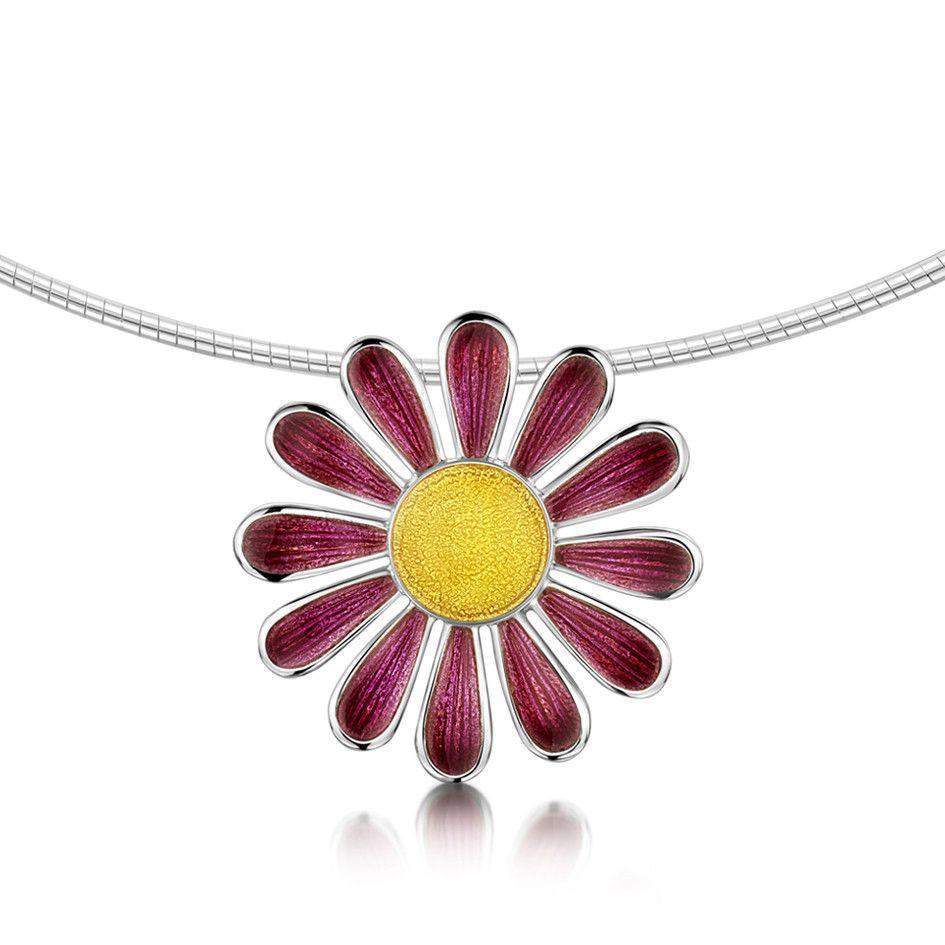 Sheila Fleet Daisies For Emily Necklace - ENXX233B-Ogham Jewellery