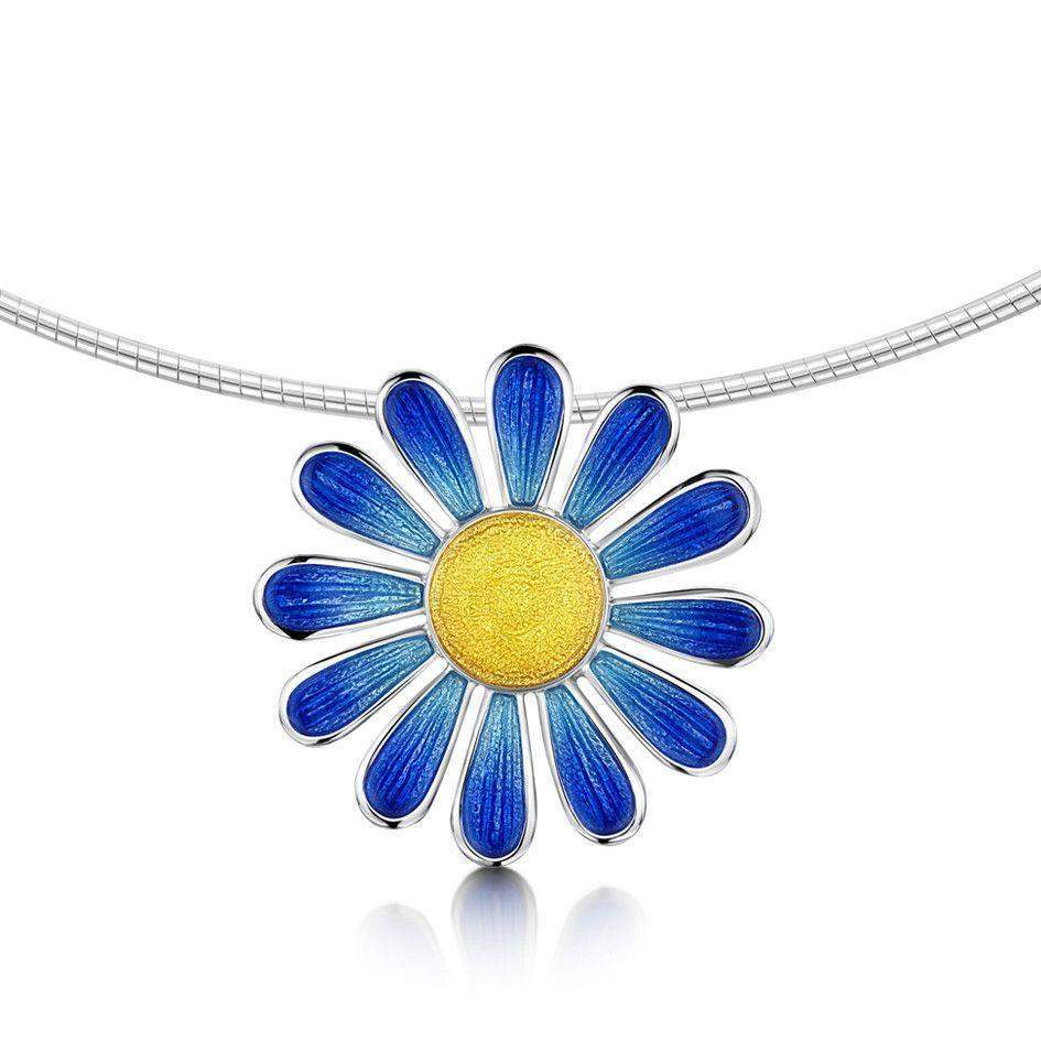 Sheila Fleet Daisies For Emily Necklace - ENXX233B-Ogham Jewellery