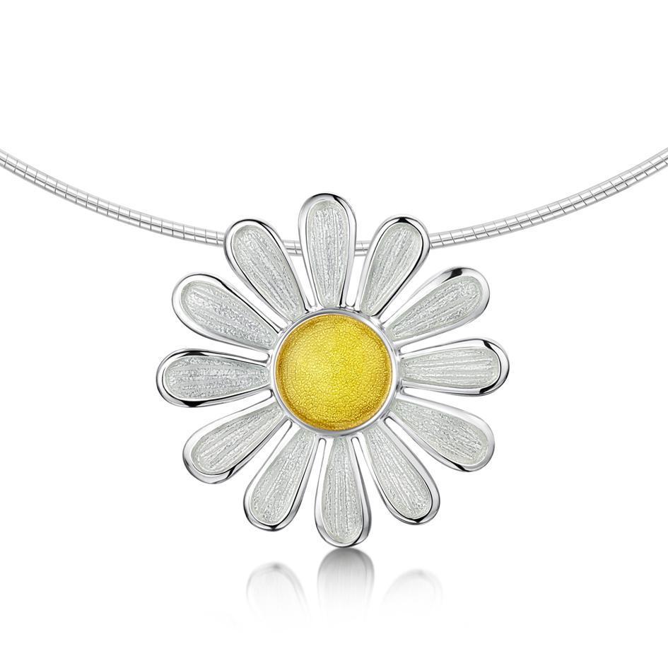 Sheila Fleet Daisies at Dawn Necklet - ENXX233-Ogham Jewellery