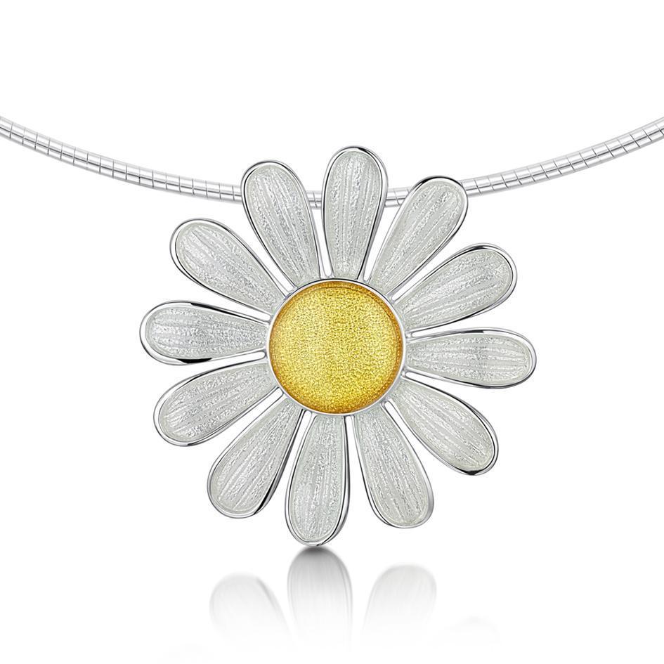 Sheila Fleet Daisies at Dawn Necklet - ENXXX233-Ogham Jewellery