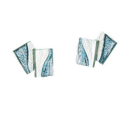 Sheila Fleet Flagstone Stud Earrings - EE0137-Ogham Jewellery