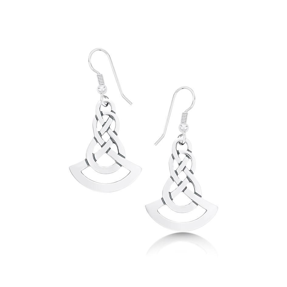 Sheila Fleet Lovers Knot Earrings - EX25-Ogham Jewellery