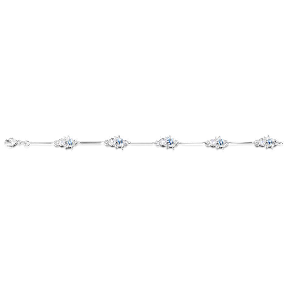 Sheila Fleet Moonstone Bracelet - ESBL0149-Ogham Jewellery