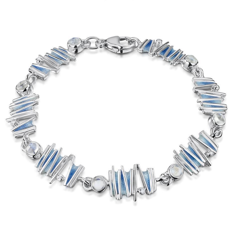 Sheila Fleet Moonstone Bracelet - ESBL149-Ogham Jewellery
