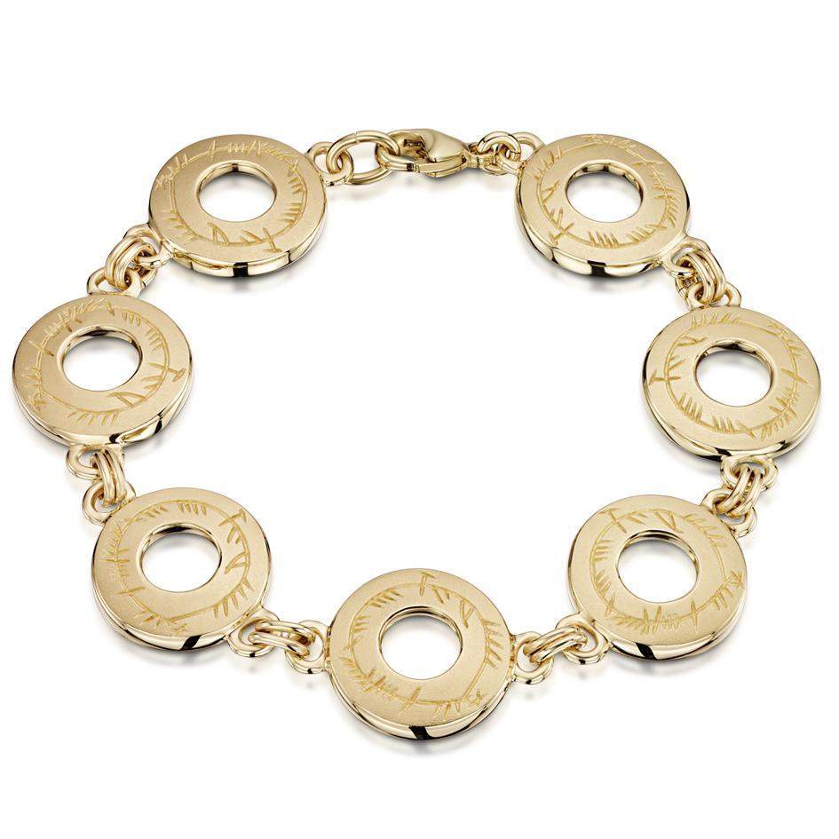 Sheila Fleet Ogham Bracelet - BL99-Ogham Jewellery