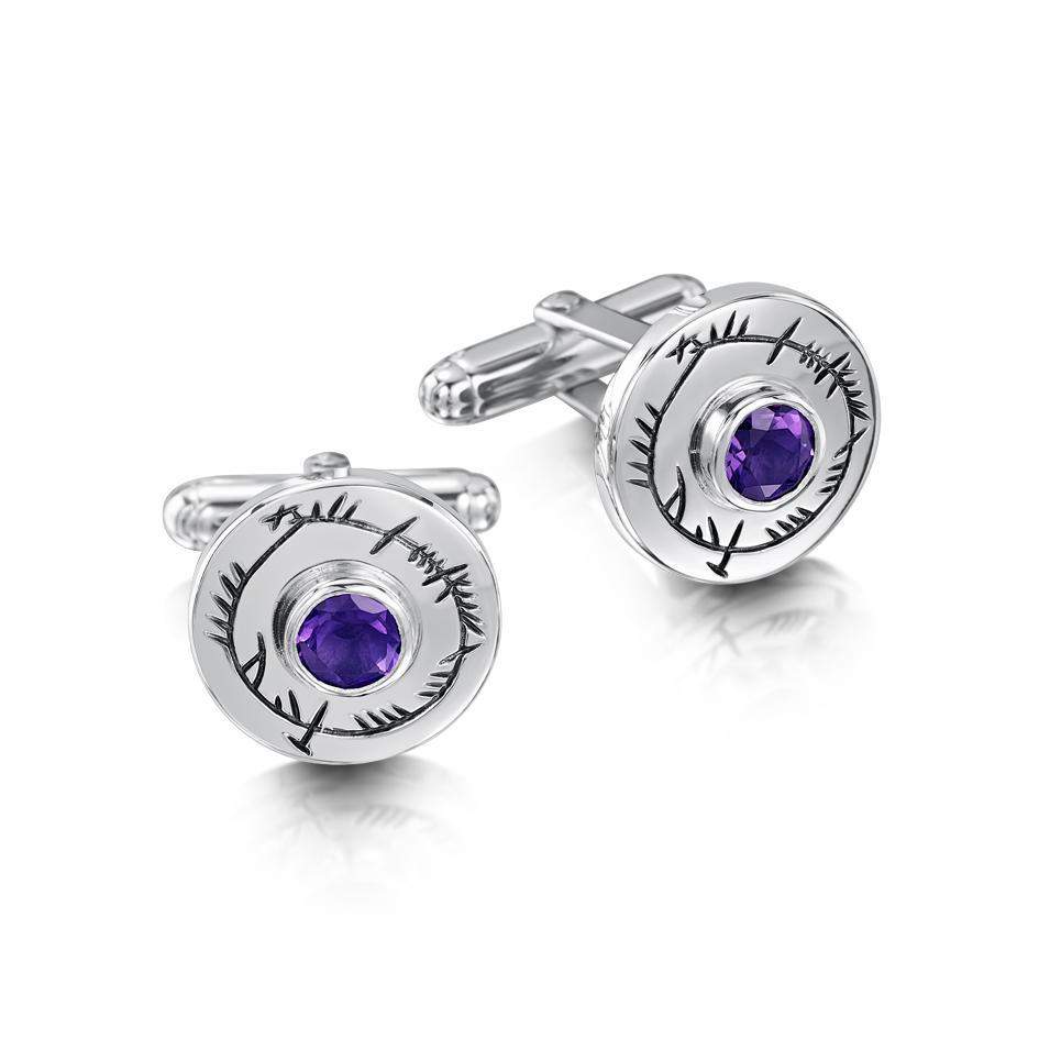 Sheila Fleet Ogham Cufflinks - FCL99-Ogham Jewellery