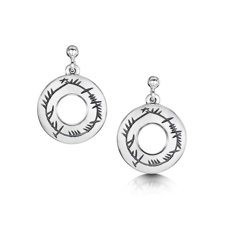 Sheila Fleet Ogham Earrings - E99-Ogham Jewellery