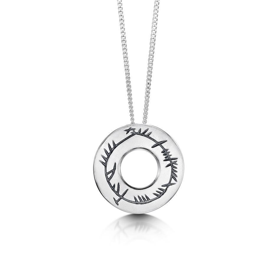 Sheila Fleet Ogham Pendant - P099-Ogham Jewellery