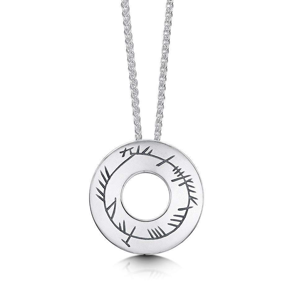 Sheila Fleet Ogham Pendant - P99-Ogham Jewellery