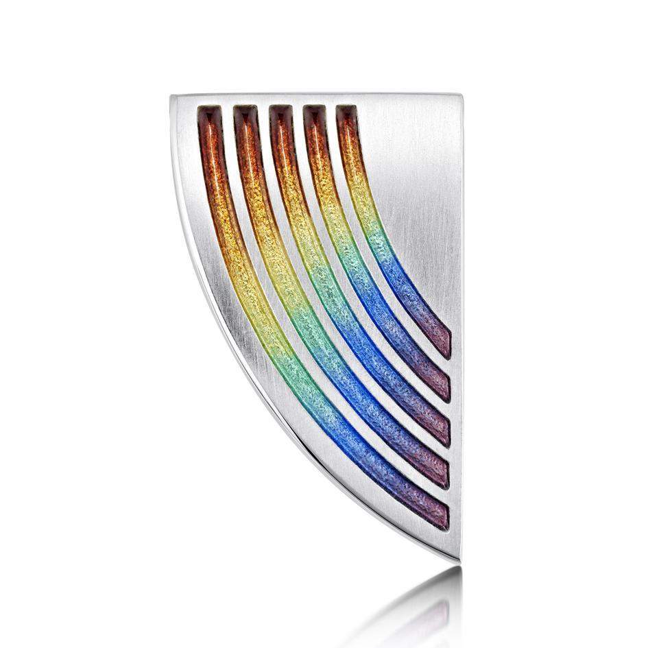 Sheila Fleet Rainbow Brooch - EBXXX121-Ogham Jewellery