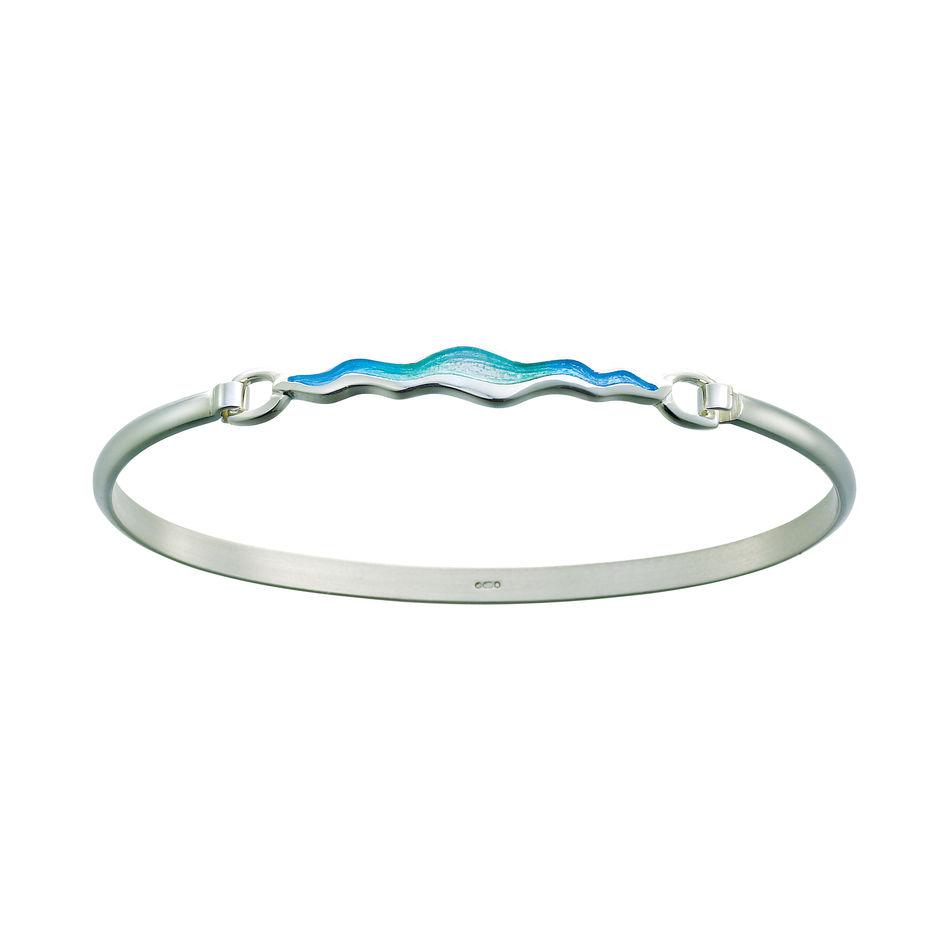 Sheila Fleet River Ripples Bangle - EBLX87-Ogham Jewellery