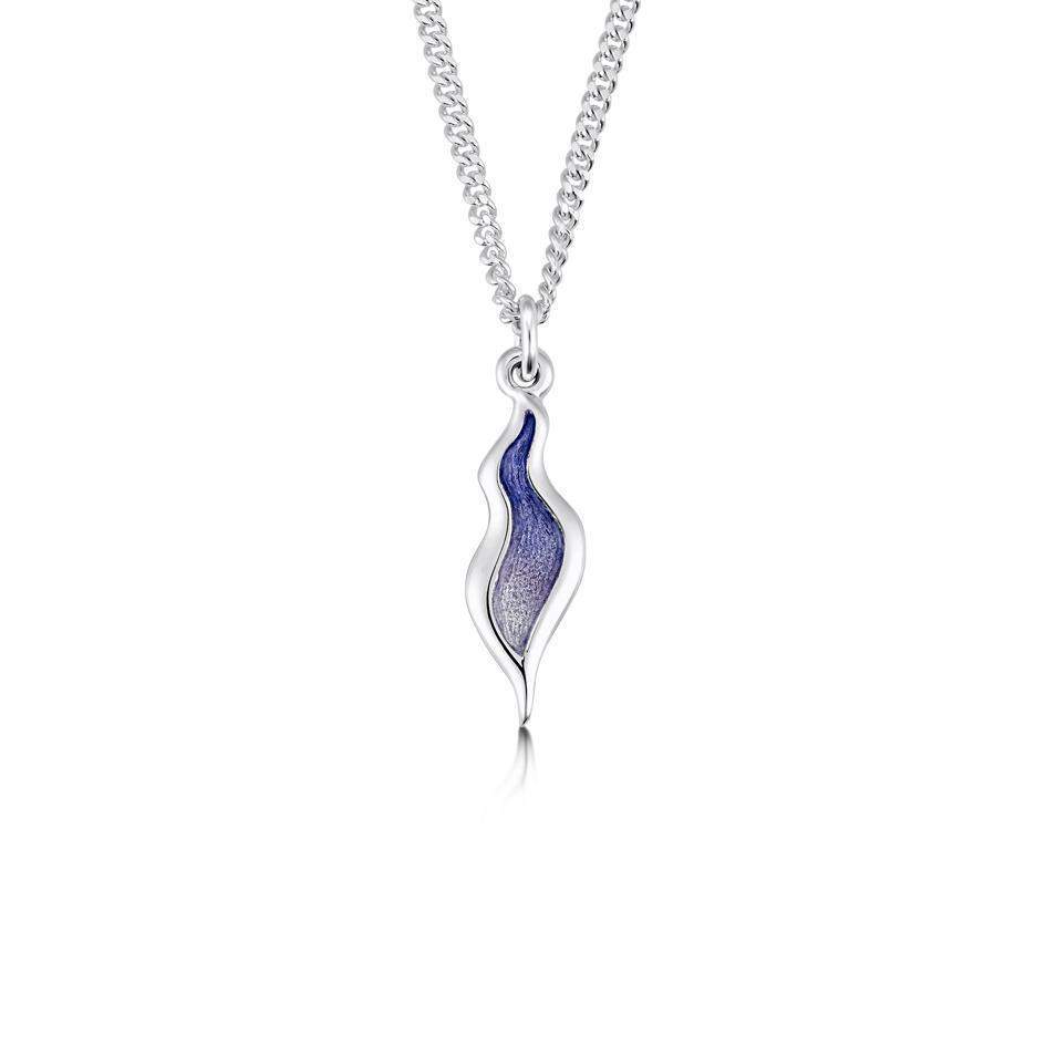 Sheila Fleet River Ripples Enamel Pendant - EP087-Ogham Jewellery