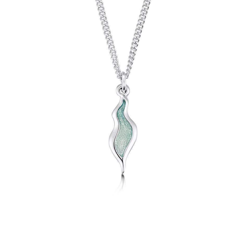 Sheila Fleet River Ripples Enamel Pendant - EP087-Ogham Jewellery