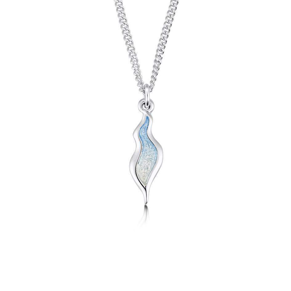 Sheila Fleet River Ripples Enamel Pendant - EP087-Ogham Jewellery